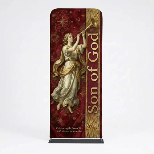 Church Banner Tension Fabric Display Christmas Son Of God
