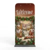 Church Banner Tension Fabric Display Christmas Welcome 111