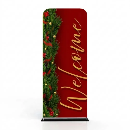 Church Banner Tension Fabric Display Christmas Welcome