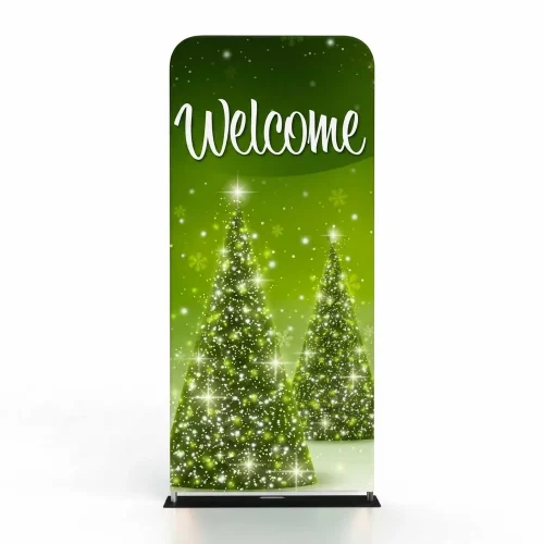 Church Banner Tension Fabric Display Christmas Welcome 6
