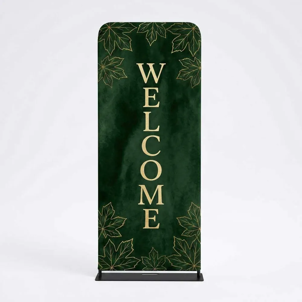Church Banner Tension Fabric Display Fall Thanksgiving Welcome 7