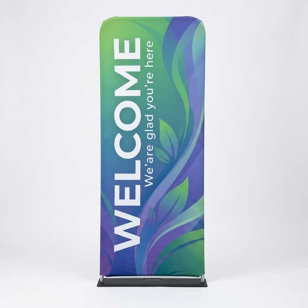 Church Banner Tension Fabric Display Welcome 9