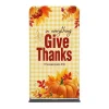 Church Banner Thanksgiving 4ft Tension Fabric Give Thanks 4