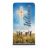 Church Banner Welcome 4ft Tension Fabric 16
