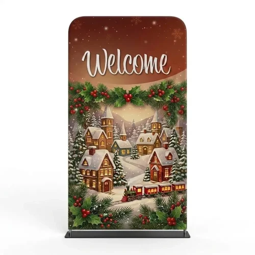 Church Banner Welcome 4ft Tension Fabric 22