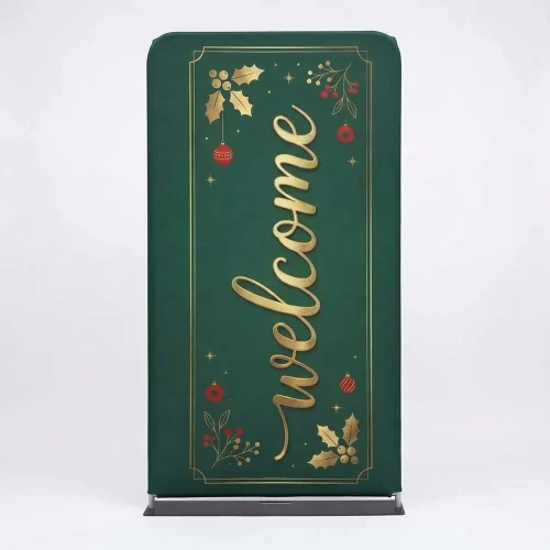 Church Banner Welcome 4ft Tension Fabric 4