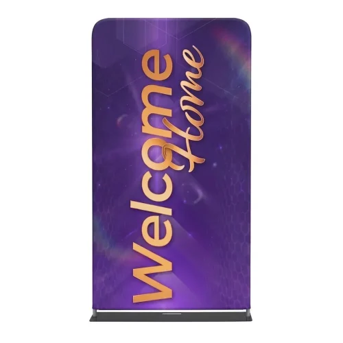 Church Banner Welcome 4ft Tension Fabric 8