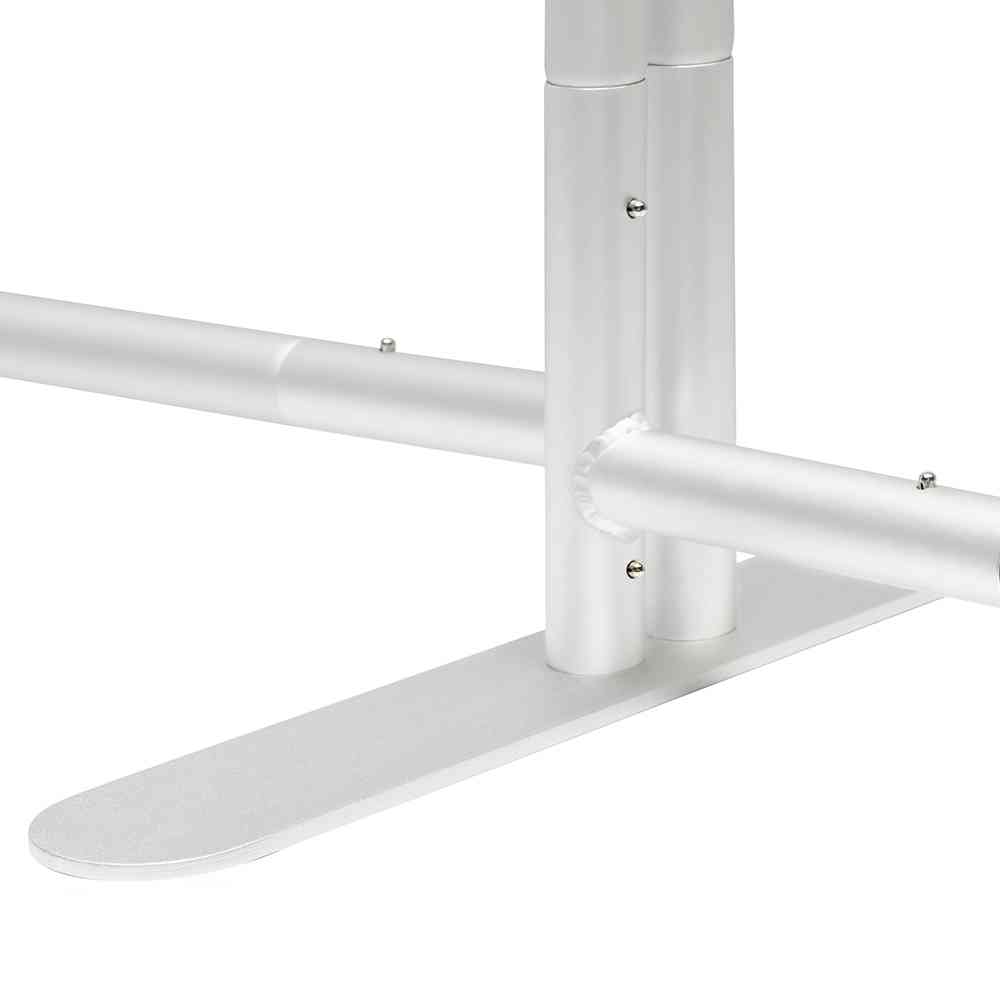 EZ Tube Connect Kit – Single-Sided – frame foot and connector – close-up